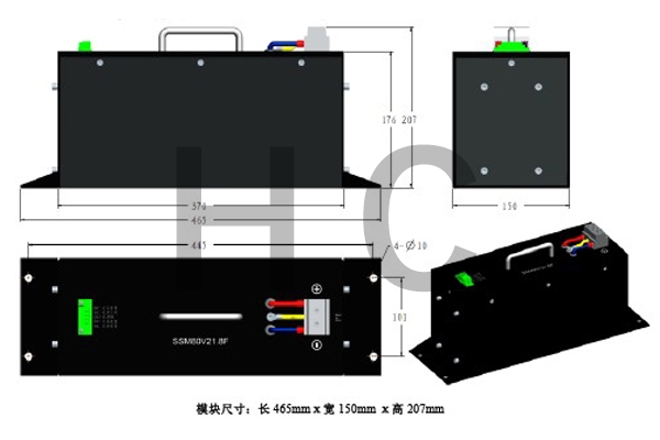 80V 21.8F 模組規格